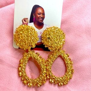 Gold Nugget Earrings